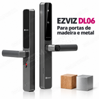 Fechadura Digital Ezviz DL06: para madeira e metal