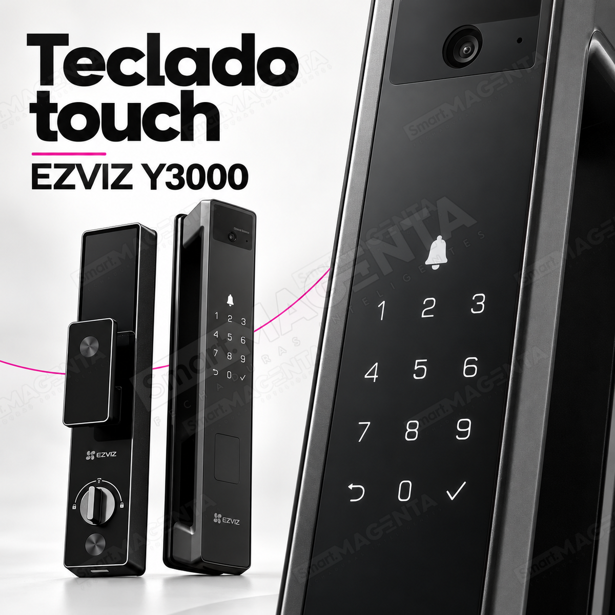 Fechadura Digital Ezviz Y3000: teclado