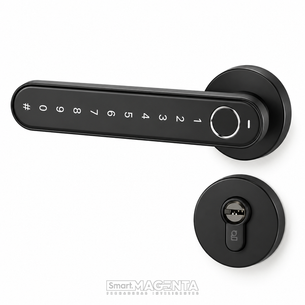 Fechadura Digital Geonav FBE03 — Maçaneta com Biometria e App Tuya