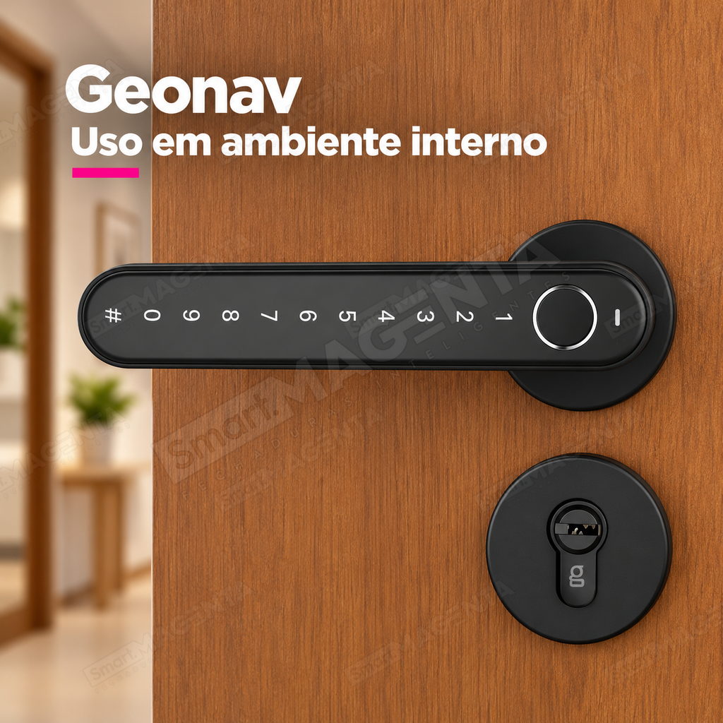 Fechadura Digital Geonav FBE03: uso em ambiente interno