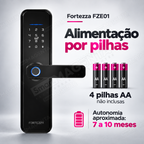 Fechadura Digital Geonav FZE01: alimentação autonomia