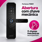 Fechadura Digital Geonav FZE01: chaves mecânicas