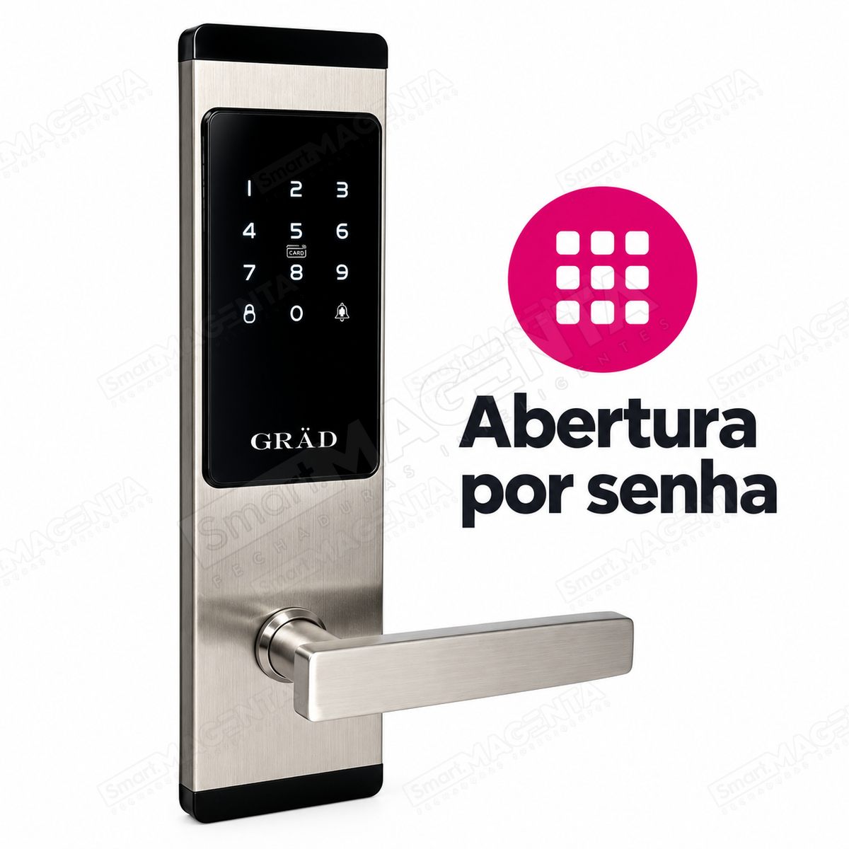 Fechadura Digital Grad Orion 9000: abertura por senha