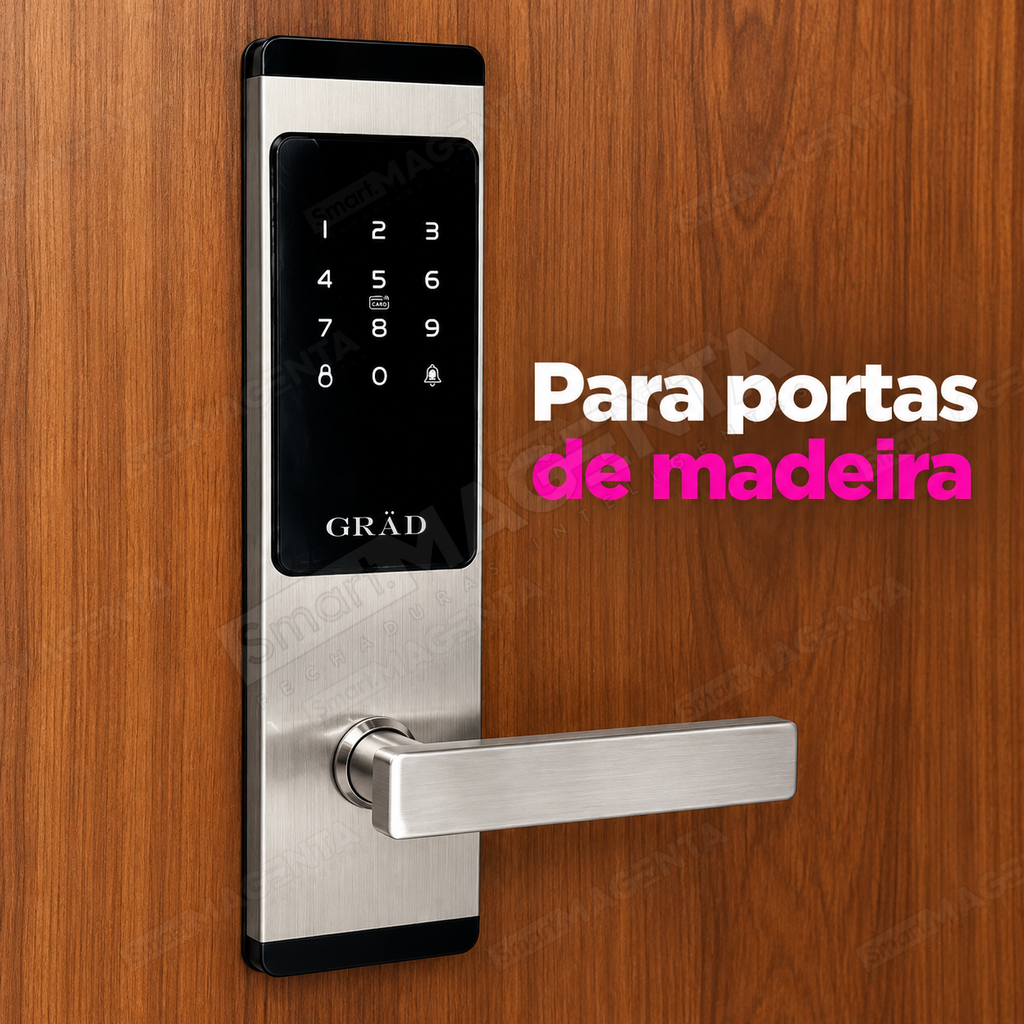 Fechadura Digital Grad Orion 9000: para portas de madeira