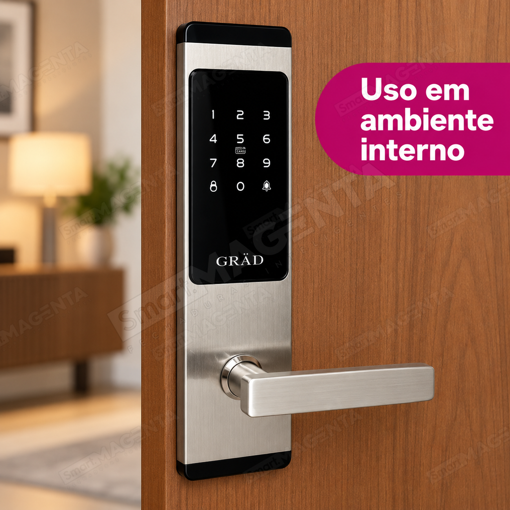 Fechadura Digital Grad Orion 9000: uso em ambiente interno