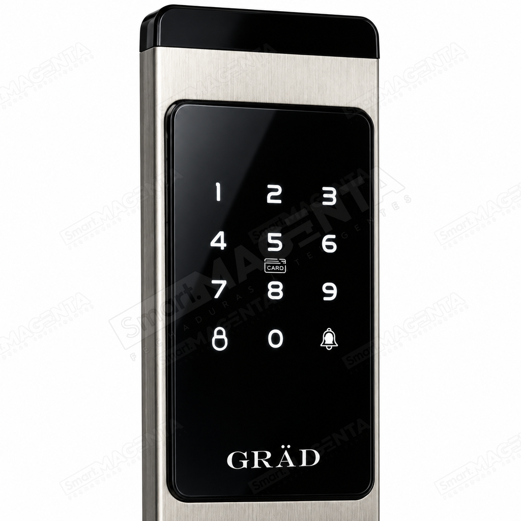 Fechadura Digital Grad Orion 9000: detalhe do painel