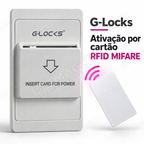Grad G-locks Economizador de Energia Cartão Pousada Airbnb: ativacao por cartao