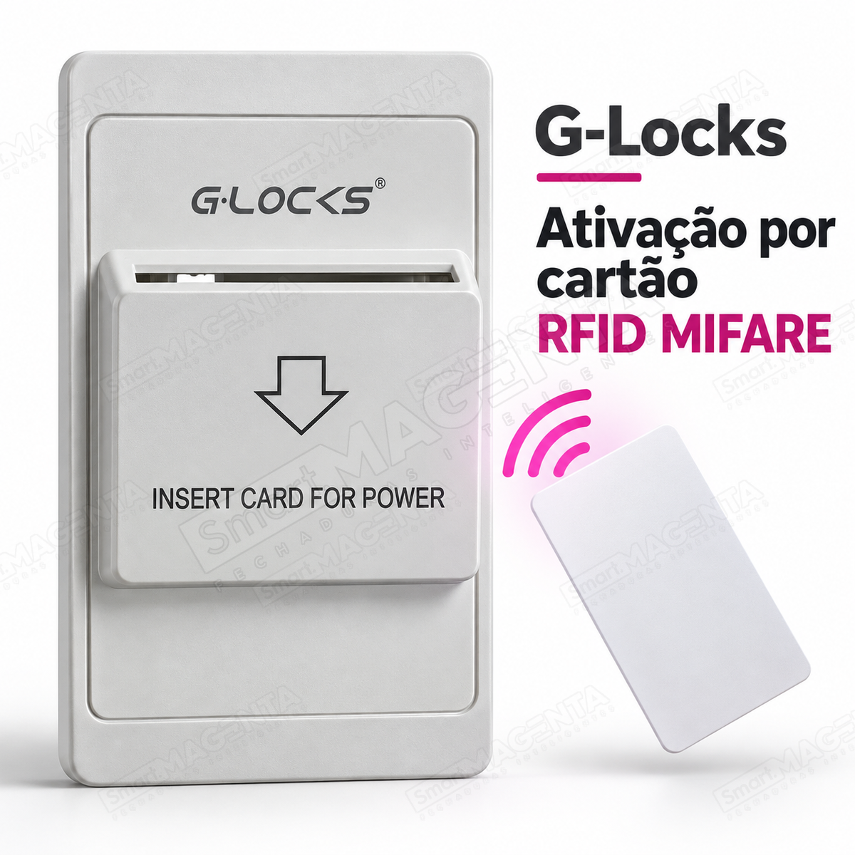 Grad G-locks Economizador de Energia Cartão Pousada Airbnb: ativacao por cartao