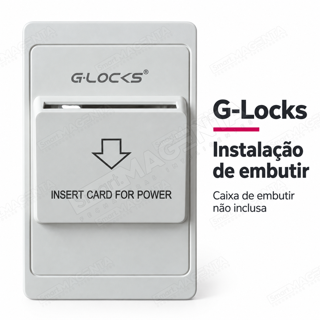 Grad G-locks Economizador de Energia Cartão Pousada Airbnb: instalacao de embutir