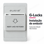 Grad G-locks Economizador de Energia Cartão Pousada Airbnb: instalacao de embutir