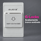Grad G-locks Economizador de Energia Cartão Pousada Airbnb: acabamento branco