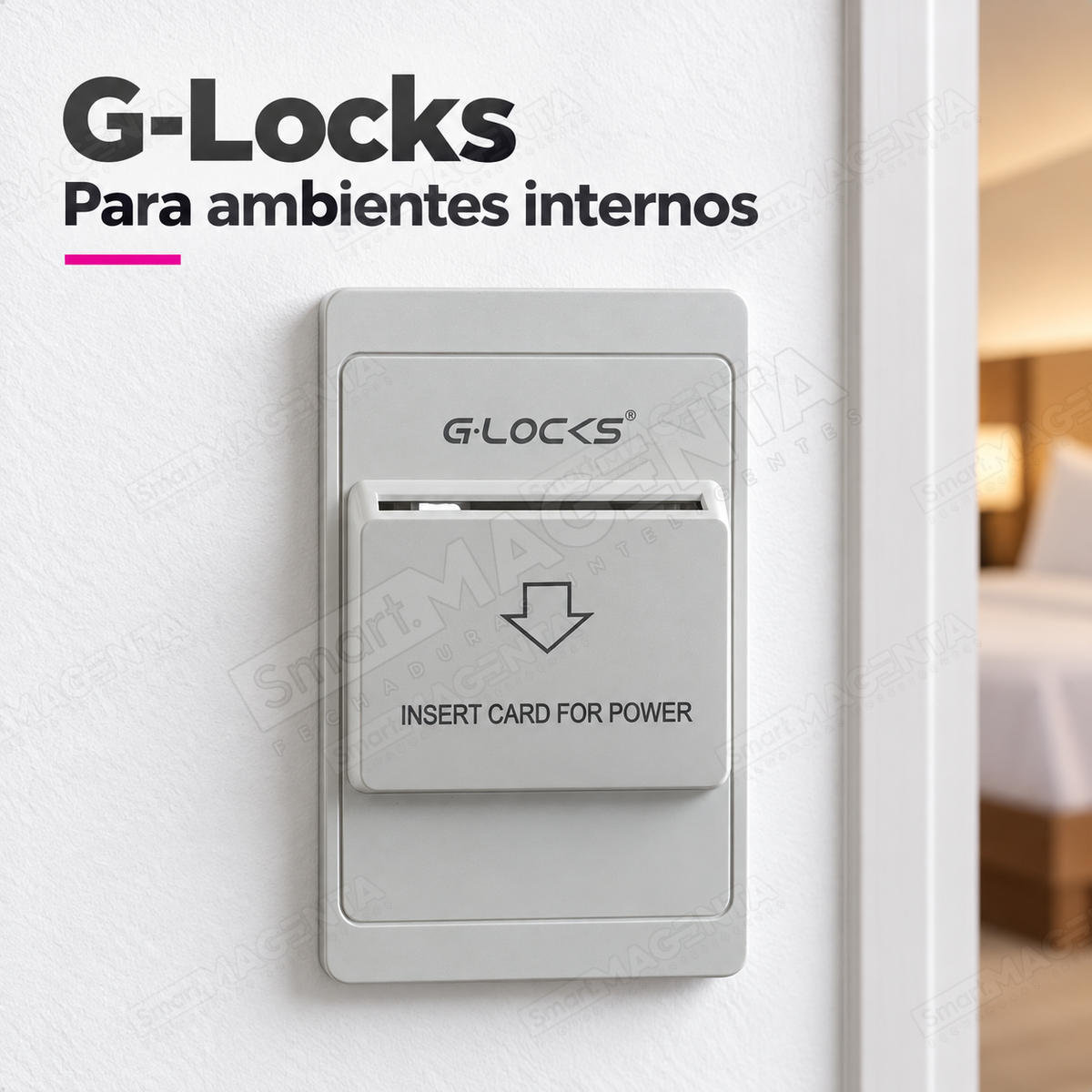 Grad G-locks Economizador de Energia Cartão Pousada Airbnb: uso em ambiente interno