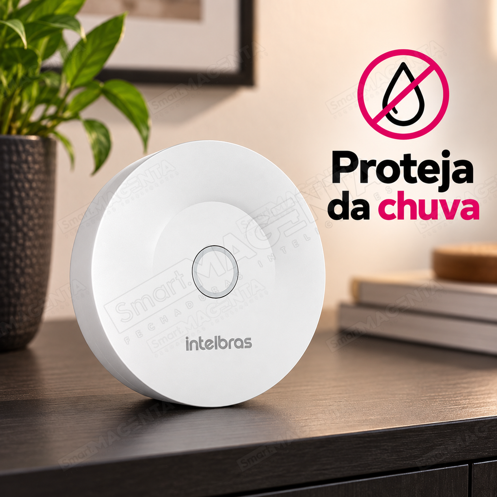 Hub de Automação Intelbras Mibo MCA 1002 Zigbee Wi-fi: protecao contra chuva
