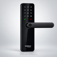 Fechadura Digital Intelbras MFR3000 V — Maçaneta com Biometria e App Mibo Opcional
