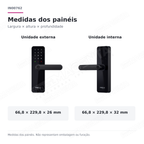 Fechadura Digital Intelbras MFR3000 V: medidas