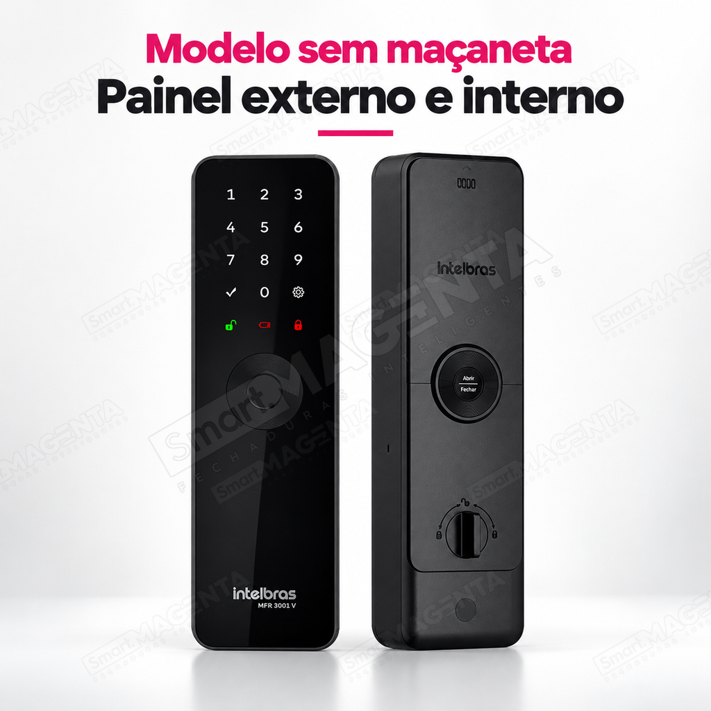 Fechadura Digital Intelbras MFR3001 V: sem maçaneta