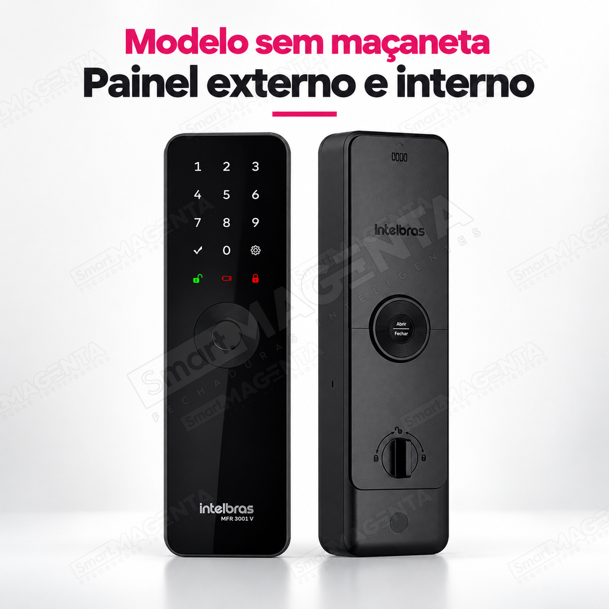 Fechadura Digital Intelbras MFR3001 V: sem maçaneta