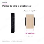 Fechadura Digital Intelbras MFR7001 V: encaixe