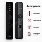 Fechadura Digital Intelbras MFR7001 V: conteúdo da caixa