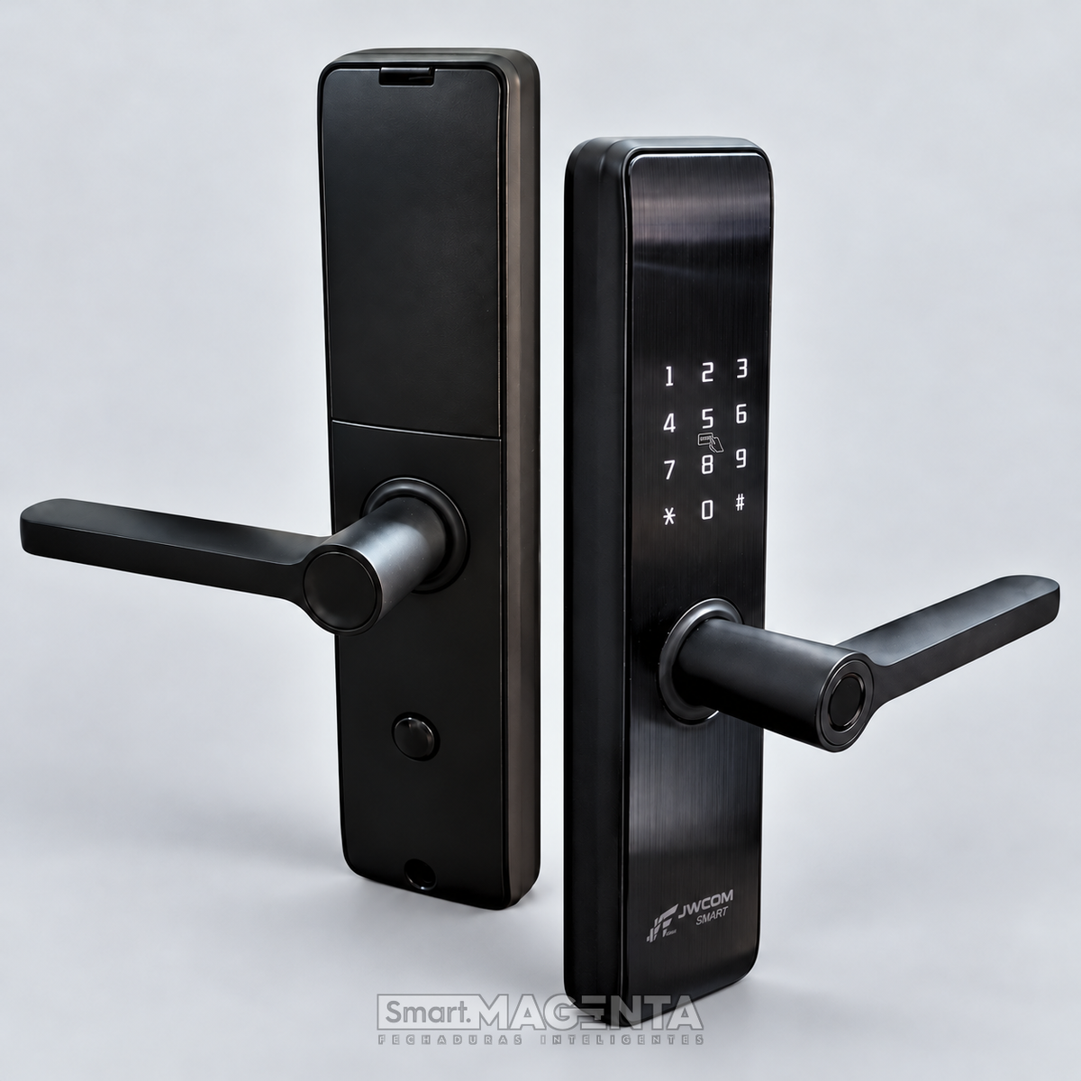 Fechadura Digital JWCOM FD517 com Biometria, Senha e Cartão NFC