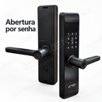 Fechadura Digital JWCOM FD517 com Biometria, Senha e Cartão NFC: senha