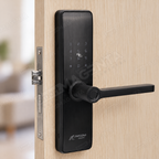 Fechadura Digital JWCOM FD517 com Biometria, Senha e Cartão NFC: instalada