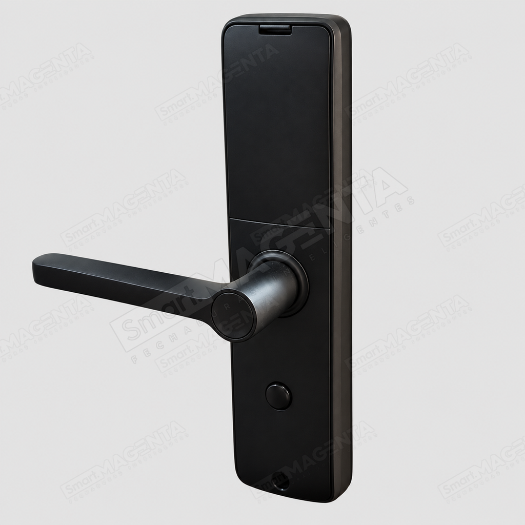 Fechadura Digital JWCOM FD517 com Biometria, Senha e Cartão NFC: interior