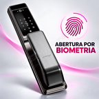 Fechadura Digital JWCOM  Reconhecimento Facial Wi-Fi com App Tuya, Biometria e Cartão: biometria