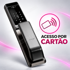 Fechadura Digital JWCOM  Reconhecimento Facial Wi-Fi com App Tuya, Biometria e Cartão: cartao