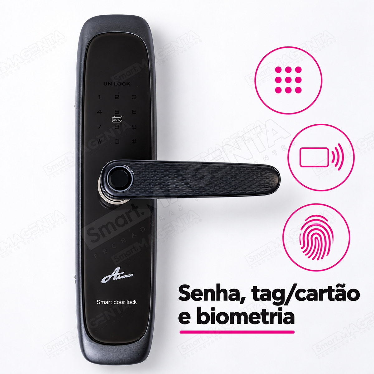 Fechadura Digital Advance 7500: formas de abertura