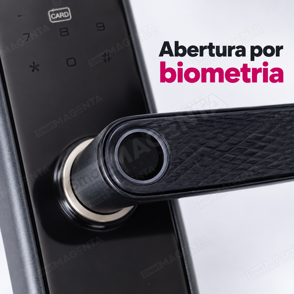 Fechadura Digital Advance 7500: detalhe do leitor