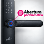 Fechadura Digital Advance 7300: detalhe do leitor