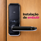 Fechadura Digital Advance 5100: instalacao de embutir