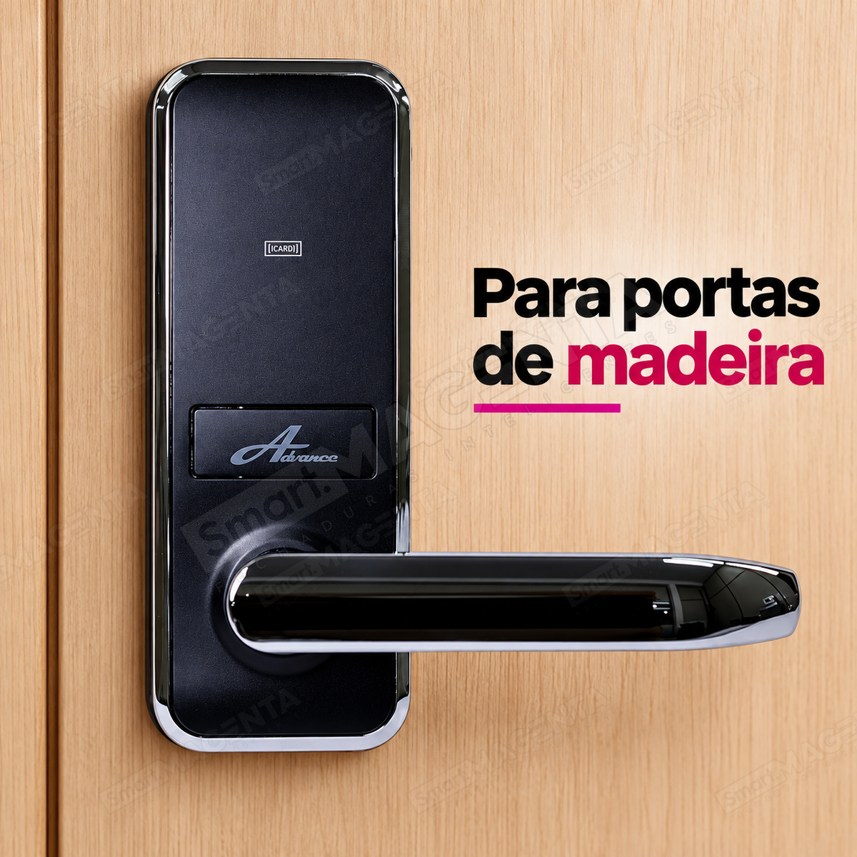 Fechadura Digital Advance 5100: para portas de madeira