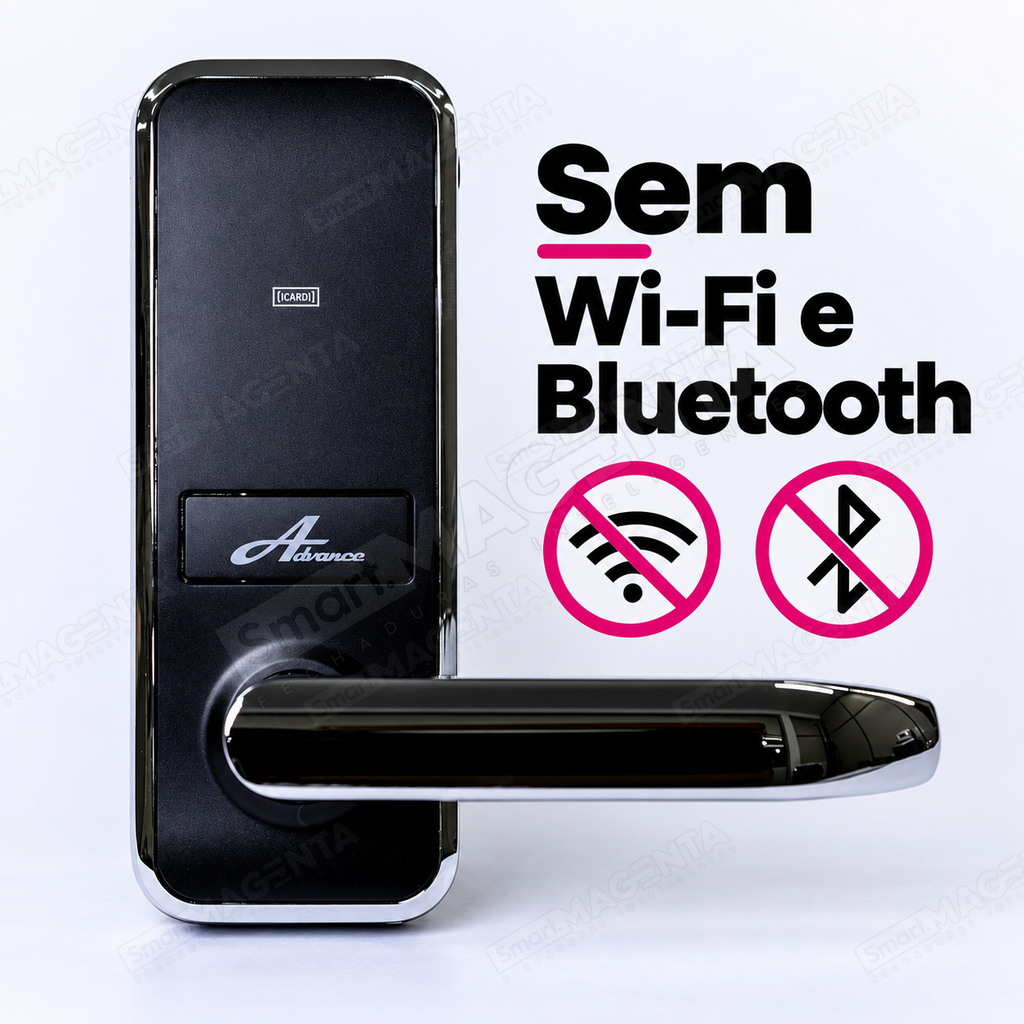 Fechadura Digital Advance 5100: sem wifi e bluetooth