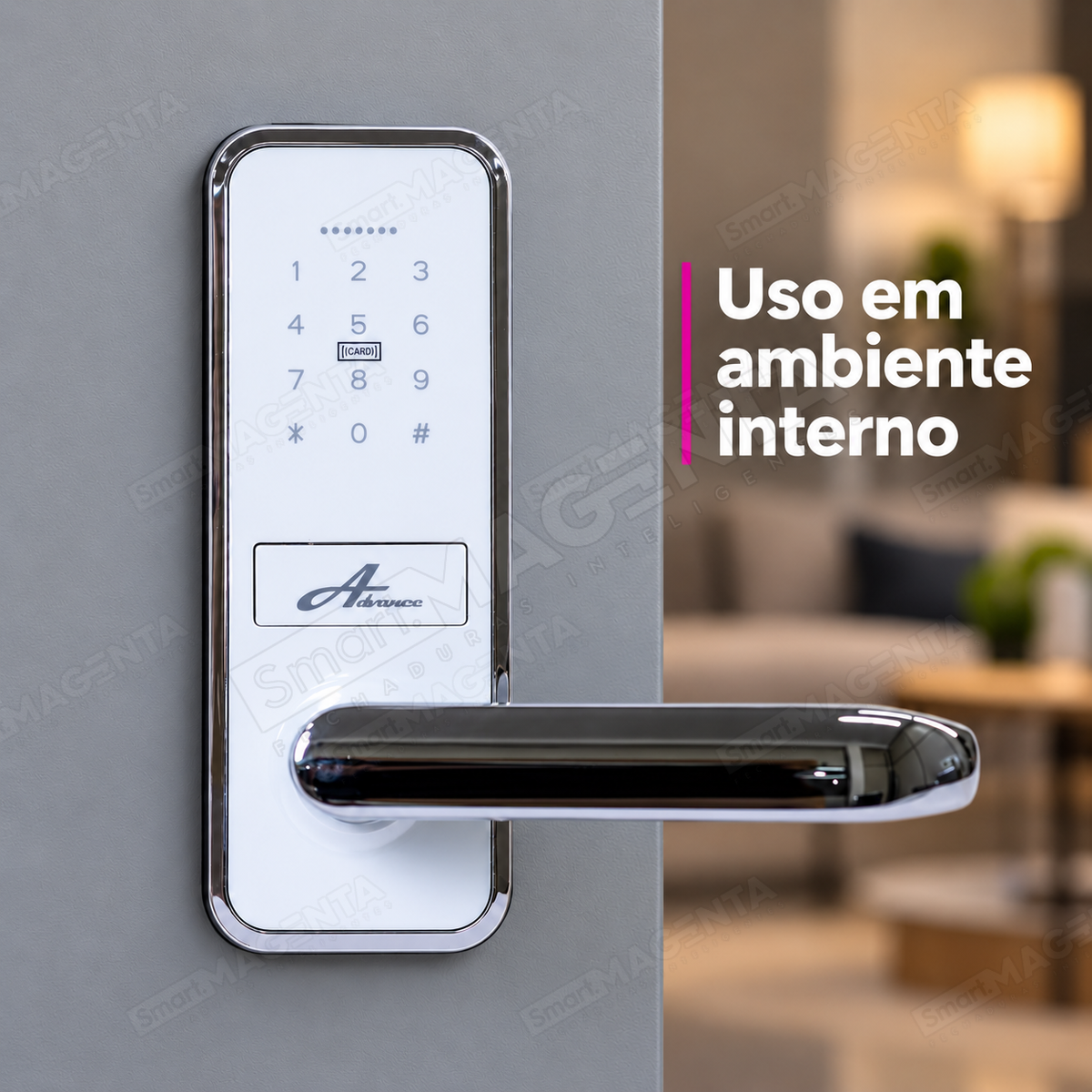 Fechadura Digital Advance 5100: uso em ambiente interno