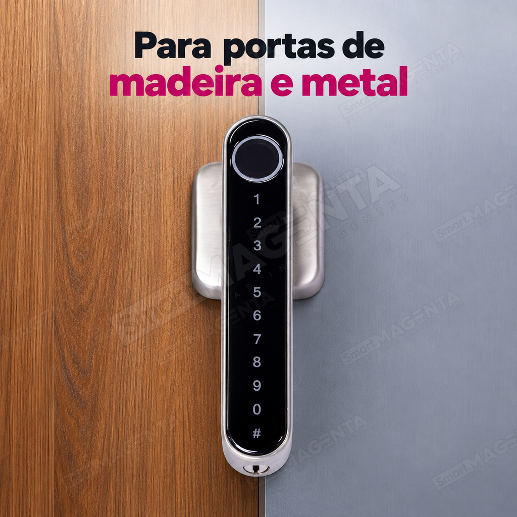 Fechadura Digital Advance 8200: materiais da porta