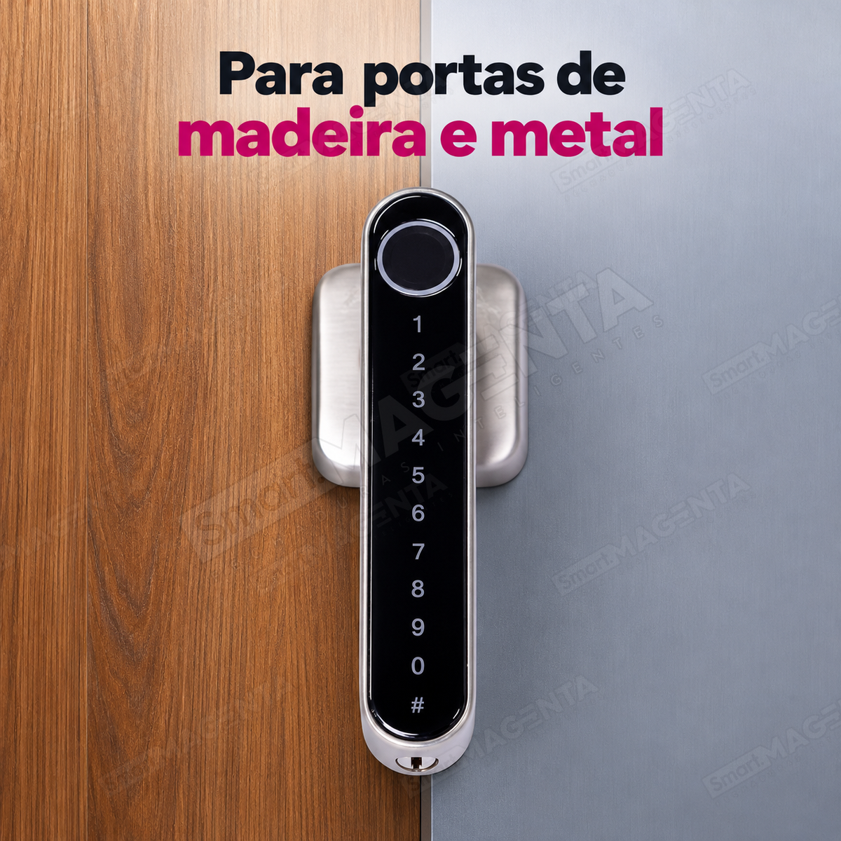 Fechadura Digital Advance 8200: materiais da porta