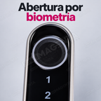 Fechadura Digital Advance 8200: detalhe do leitor