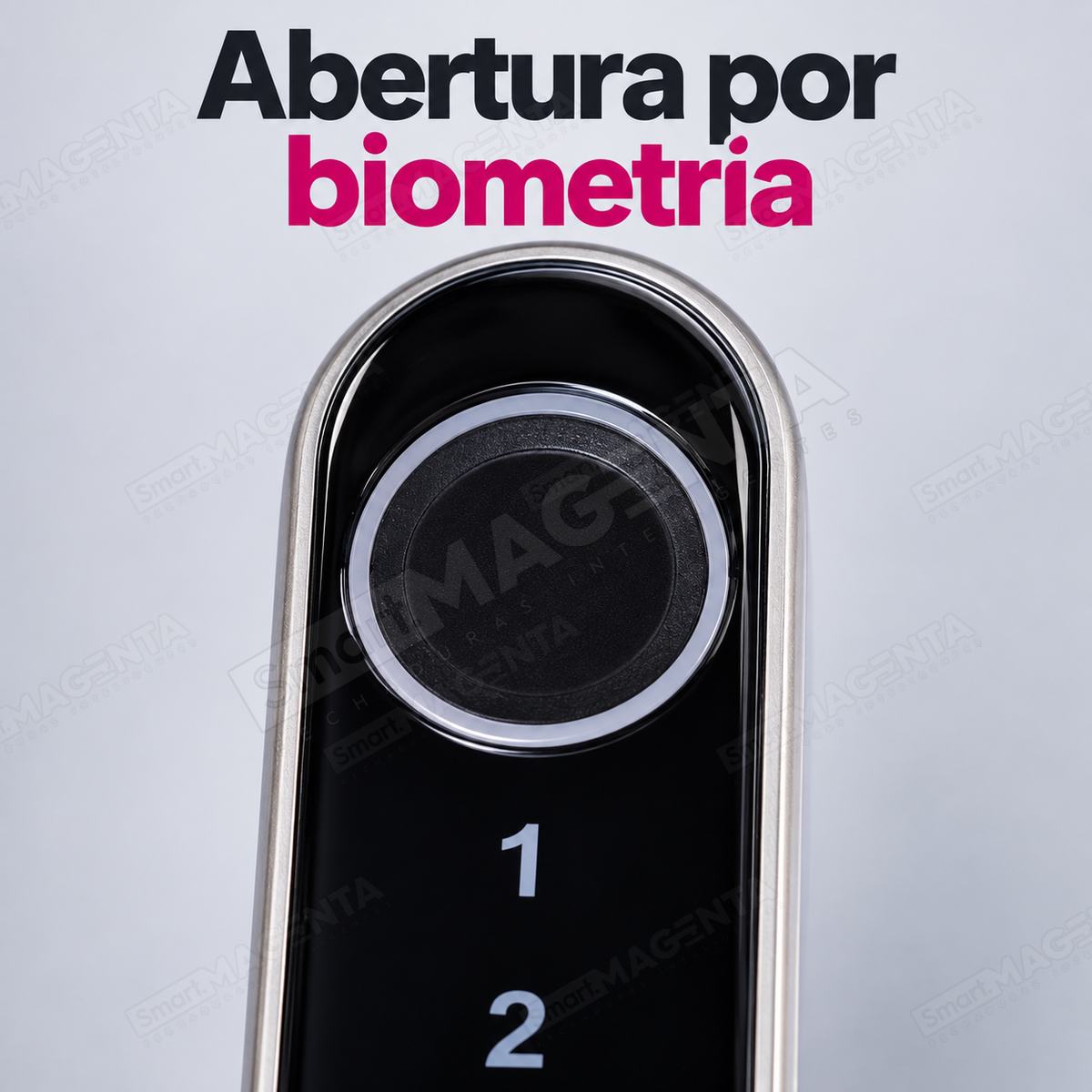 Fechadura Digital Advance 8200: detalhe do leitor