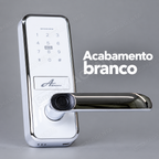 Fechadura Digital Advance 8500a: acabamento branco
