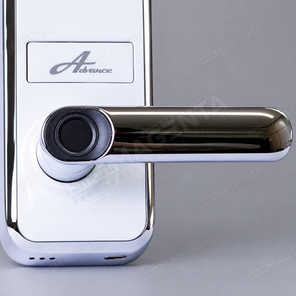 Fechadura Digital Advance 8500a: detalhe da maçaneta