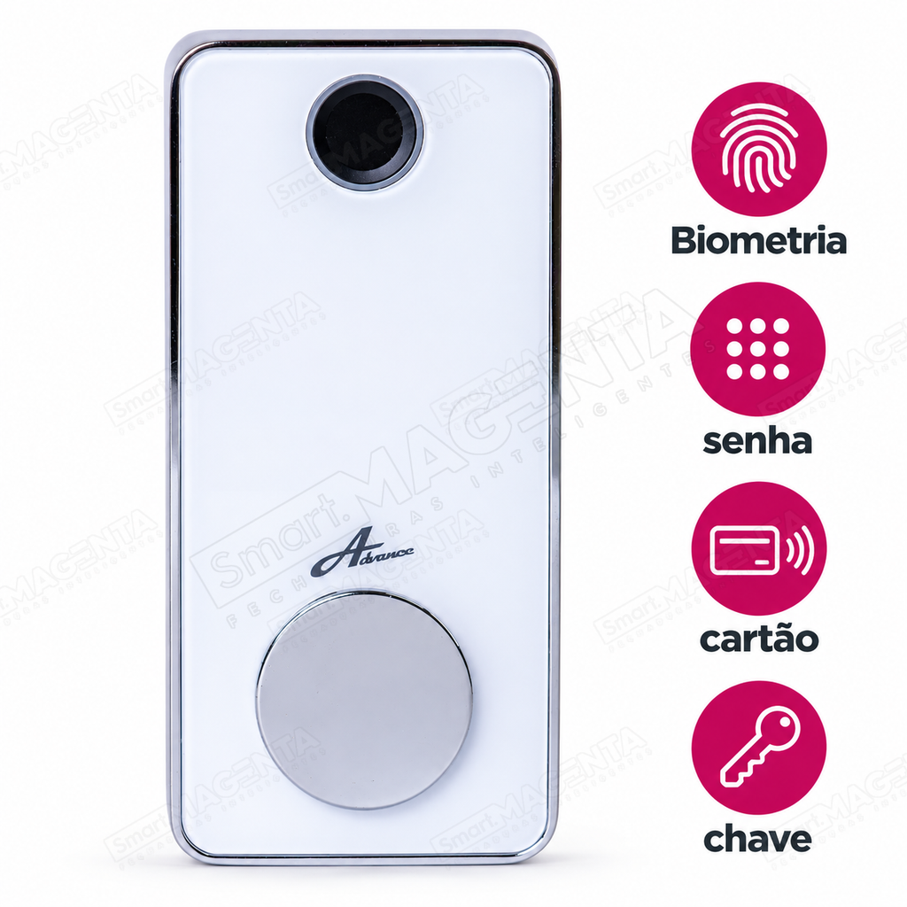 Fechadura Digital Advance 8600a: formas de abertura