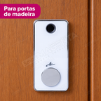 Fechadura Digital Advance 8600a: porta de madeira