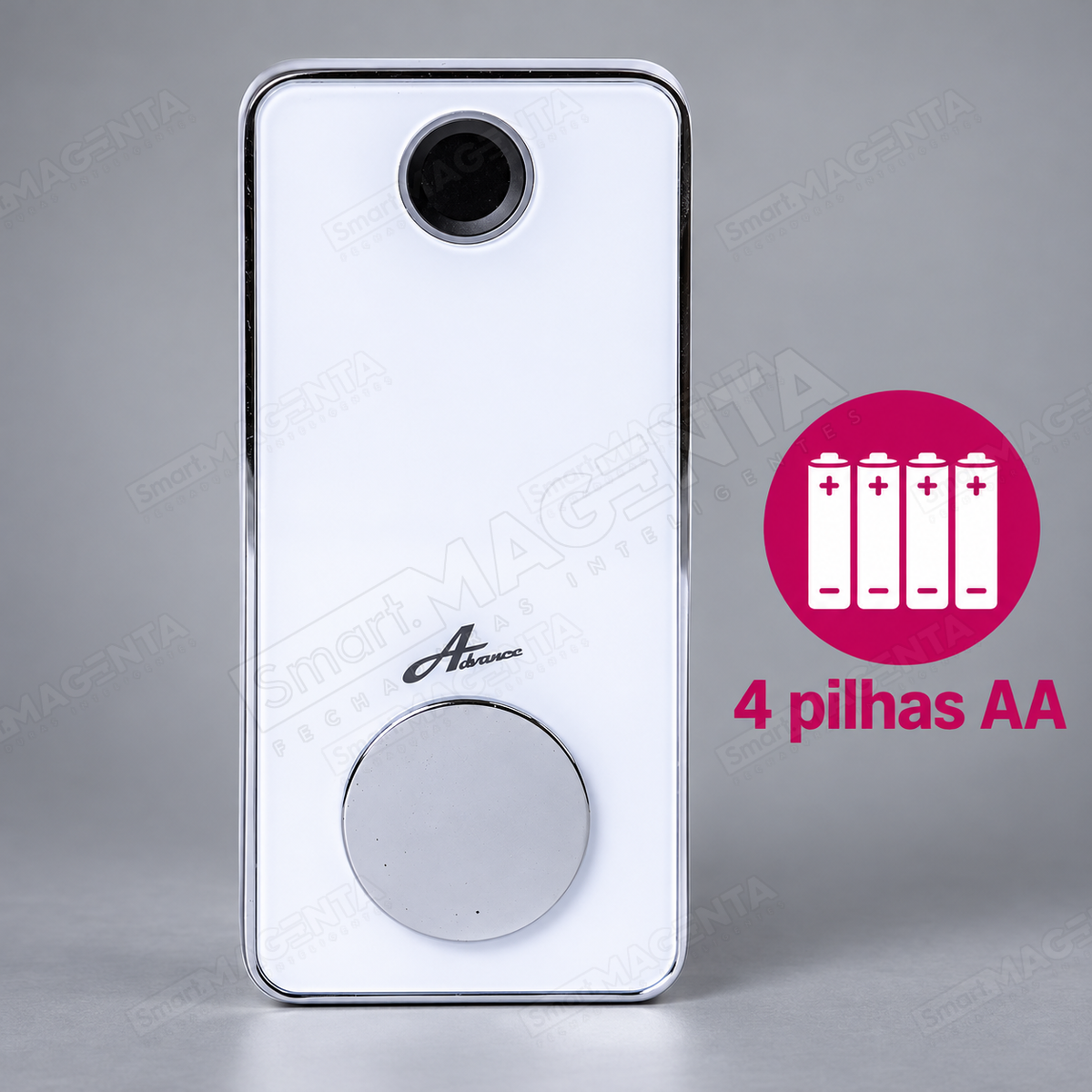 Fechadura Digital Advance 8600a: pilhas aa