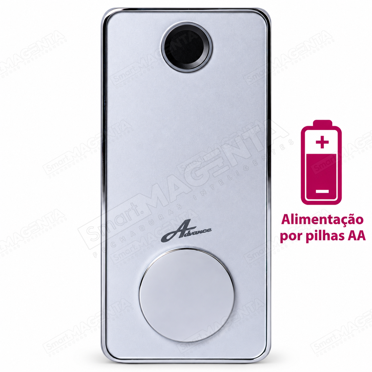Fechadura Digital Advance 8600a: pilhas aa