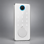 Fechadura Eletrônica Advance 8600A Branca rolete com hub Wi-Fi