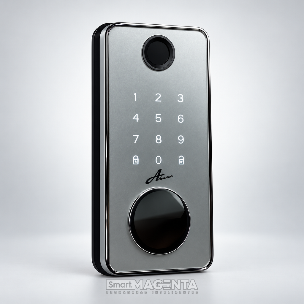 Fechadura Eletrônica Advance 8600A Cinza Ttlock Rolete com hub Wi-Fi