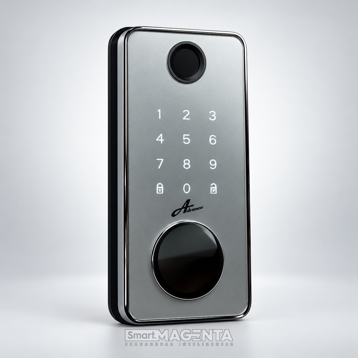 Fechadura Eletrônica Advance 8600A Cinza Ttlock Rolete com hub Wi-Fi