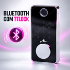 Fechadura Eletrônica Advance 8600A Preta TTlock Rolete com hub Wi-fi: bluetooth